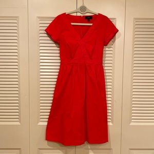 J. Crew mid-length dress with pockets.